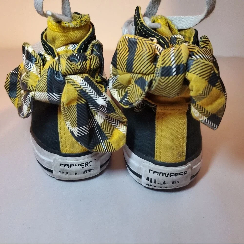Girls Chuck Taylor All Star Bow Back Casual Sneakers Size 12